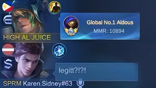 TOP GLOBAL ALDOUS BEST BUILD TUTORIAL IN SOLO RANKED [upl. by Goldberg643]