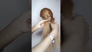 Try this easy hairstyle hairstyle shorts viralreels [upl. by Aitram]