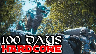 I Survived 100 Days on Fjordur in ARK Hardcore [upl. by Belford266]