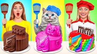 Me vs Grandma Cooking Challenge with Cat  Funny Challenges by Multi DO Smile [upl. by Harpole]