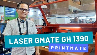 IGT 2023  PrintMate memperkenalkan mesin laser andalan mereka di Pameran Indo Garment And Textile [upl. by Fujio279]