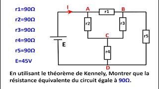 théorème de Kennelly CircuitélectriqueCE [upl. by Assirrac]