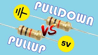 How to use Pushbuttons with Arduino Pull up vs Pull down resistors [upl. by Iormina450]