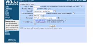 How to Vicidial Configure Remote Agents [upl. by Idarb]