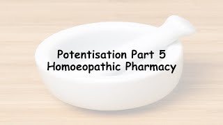 Potentisation Part 5  Trituration  Homoeopathic Pharmacy [upl. by Broadbent]