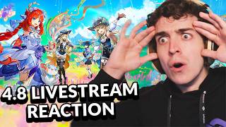 NATLAN IS HERE I CANT BELIEVE IT 48 LIVESTREAM REACTION  Genshin Impact [upl. by Dreher]