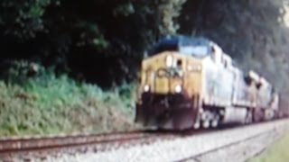 CSX Engines 149 amp 246 Eastbound Old Main Line thru Ellicott City Maryland [upl. by Dlanod]