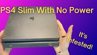 PS4 Slim with No Power  Lets try to Fix It [upl. by Htebazil766]