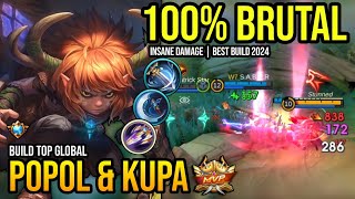 POPOL amp KUPA BEST BUILD 2024  BUILD TOP GLOBAL POPOL amp KUPA GAMEPLAY  MOBILE LEGENDS✓ [upl. by Lamhaj861]