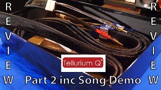 Tellurium Q Black Diamond Speaker Cable Review  Part Two Amazing natural Vocal [upl. by Kcirdahs]