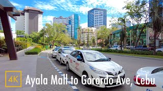 Ayala Mall to Gorordo Avenue Cebu Philippines【4K】 [upl. by Hannala]