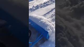 Smart cart plowing snow [upl. by Simsar]