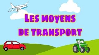 Les moyens de transport en français [upl. by Giacopo]