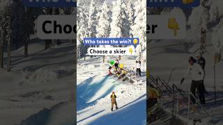 Who takes the win Choose a skier 👀 [upl. by Reh]