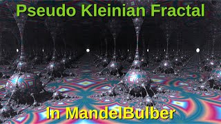 Pseudo Kleinian Fractal  In MandelBulber  4K [upl. by Adiasteb]