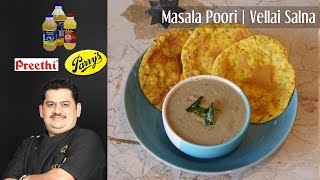 Venkatesh Bhat makes Vella Salna and Masala Poori [upl. by Ggerc186]