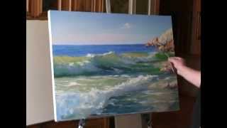 FREE Full video quottransparent wavequot painter Igor Sakharov [upl. by Niarda]