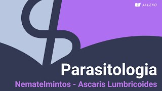 Parasitologia Nematelmintos  Ascaridíase [upl. by Adirehs206]