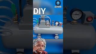 How to make air compressor using PVC pipe diy science [upl. by Aire390]