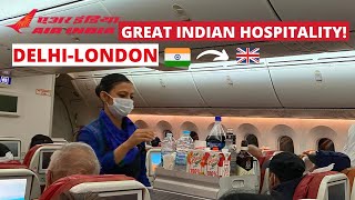 AIR INDIADELHILONDONB7878INDIAN HOSPITALITYTRIP REPORT [upl. by Serena]