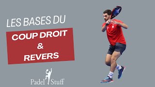 Les bases du coup droit et du revers au padel [upl. by Euqnom875]