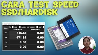 Cara Cek Speed HardiskSSD Laptop [upl. by Ttergram]