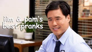 asian jim and more the office pranks but make it a couples activity  Randall Park  Comedy Bites [upl. by Sirahs721]