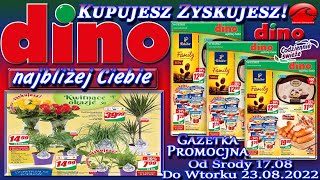 Dino  Nowa Gazetka Promocyjna Od Środy 17 Sierpnia 2022  Blisko Ciebie – Kupujesz Zyskujesz [upl. by Airak]