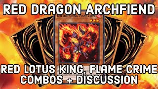 Crime Combos  Red Dragon Archfiend Combo Compendium ft Red Lotus King Flame Crime [upl. by Burchett160]