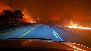 Fires around Vaalwater in South Africa [upl. by Timmons167]