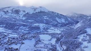 Val dAllos  la neige sous le soleil vous entrez dans lEspace Lumière [upl. by Ertsevlis]