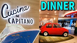 EXPLORING THE MENU AT CUCINA DEL CAPITANO CARNIVAL MARDI GRAS ITALIAN RESTAURANT  EPISODE 12 [upl. by Kcirednek885]