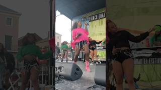 TheQueenDivaTV is the Queen that WILL make you bounce at French Quarter Festival 2024 in Nola [upl. by Idaline]