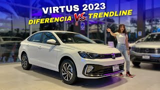 VIRTUS Comfortline 2023  14 Diferencias contra Trendline [upl. by Amalita]