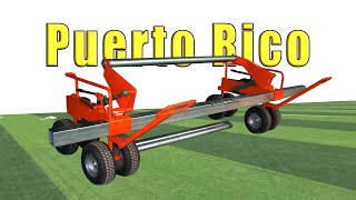 TURF CARRIER to Puerto Rico  Puerto Rico artificial grass [upl. by Esinehc]