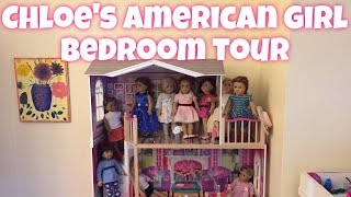 American Girl Doll Bedroom Tour [upl. by Henrion738]