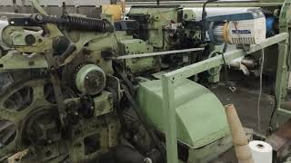 looms machine  how to weaving loom  fabric mnanufacturing process  working Loom Machine [upl. by Frohman348]