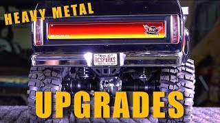 TRX4 TRAXXAS FORD BRONCO HEAVY METAL UPGRADES  RC ADVENTURES [upl. by Minor811]