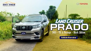 Toyota Land Cruiser Prado 2023 Overview  TX L Black Edition  SKY TREE  Land Cruiser Prado Review [upl. by Carita]