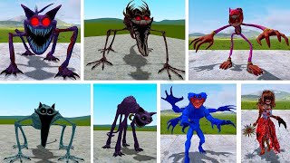 ALL POPPY PLAYTIME CHAPTER 4 UPGRADED MONSTERS In Garrys Mod 487 [upl. by Ardnasil]