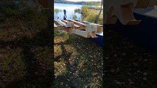 Progress video on my catamaran build boatbuilding diy [upl. by Yelnahs459]