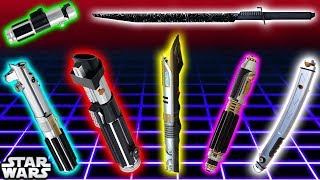 TOP 7 Lightsaber Colours and Meanings CANON  Star Wars Explained [upl. by Merlin761]