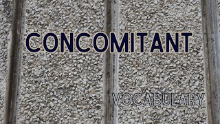 What is the meaning of Concomitant [upl. by Adnak]