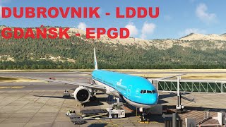 BOEING 777 4K  DUBROVNIK  GDAŃSK [upl. by Gussie]