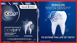 Crest ProHealth Densify Toothpaste Daily Protection with Fluoride for Anticavity and Sensitive [upl. by Tamarah262]