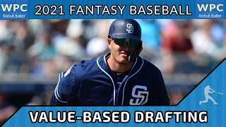 Value Based Drafting  Fantasy Baseball Strategy Guide [upl. by Ilak]