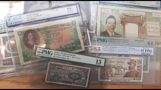 145 World Rare Banknote etc PMG – PCGS  WORLD Grading Collection – Nov 03 2024 banknote [upl. by Nnayllas]