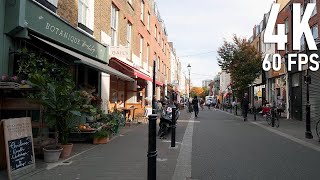 Morning Walk in Clerkenwell and Exmouth Market  London in 4K 60FPS [upl. by Libre]