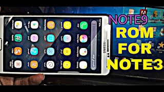 INSTALL NOTE9 ROM FOR NOTE3 N9005 N900 N900X [upl. by Nelram434]