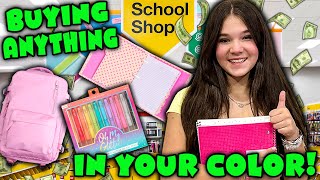 Buying Everything In Your Color School Supplies [upl. by Ettenad]